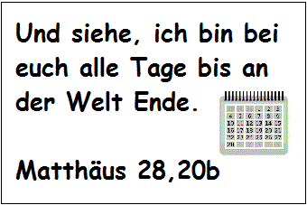 Matthäus 28,20b